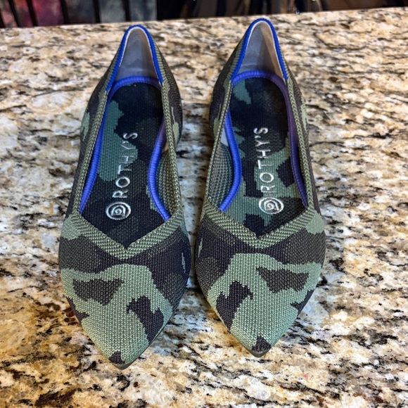 Rothy's Shoes - Green camo Rothys